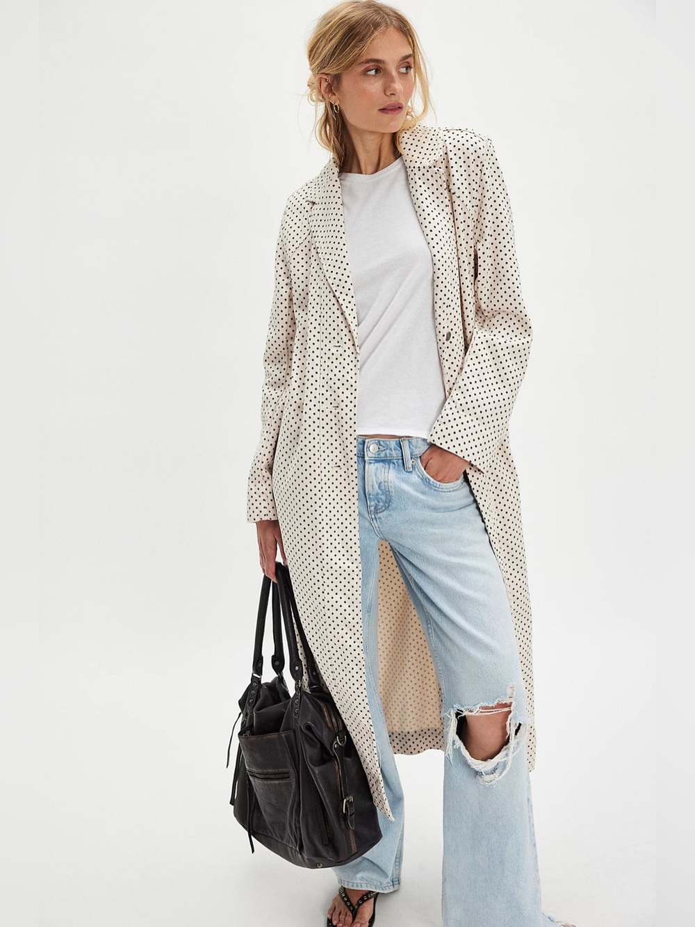 We The Free Monique Denim Duster Size S